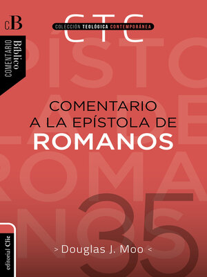 cover image of Comentario a la epístola de Romanos